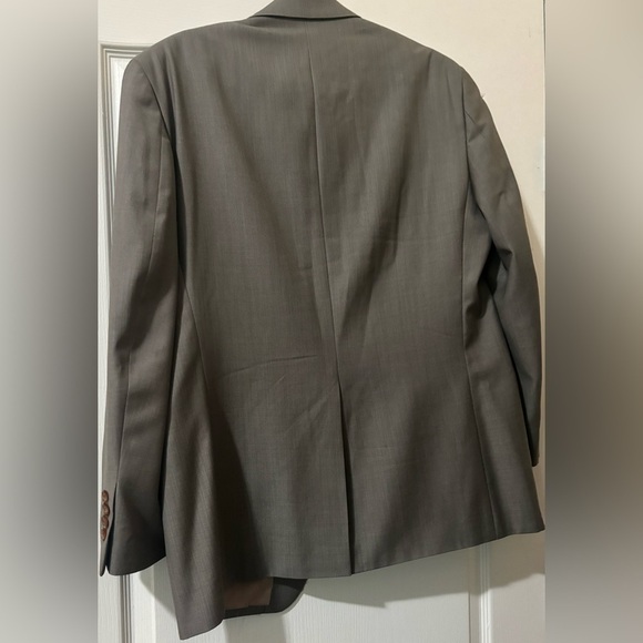 Ralph Lauren Marzotto Dillards 100% Wool Gray 2 Button Blazer Jacket 42R - Picture 3 of 3